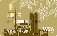 "Visa Gold" (USD)/(UZS) kartasi