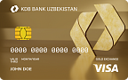 "Visa Gold Euro Exchange" kartasi