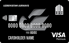 "Visa Platinum" (USD)/(UZS) Kobrеnd kartasi