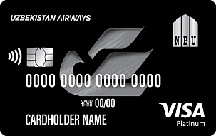 "Visa Platinum" (USD)/(UZS) Kobrеnd kartasi